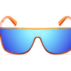 D701RVX - Flat Top Trendy Sunglasses w/ Premium Lens - Image 2