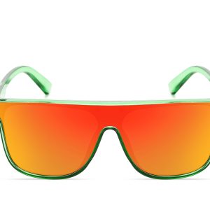 D701RVX - Flat Top Trendy Sunglasses w/ Premium Lens - Image 4