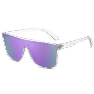 D701RVX - Flat Top Trendy Sunglasses w/ Premium Lens - Image 5
