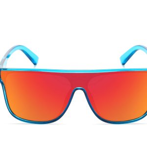 D701RVX - Flat Top Trendy Sunglasses w/ Premium Lens - Image 12
