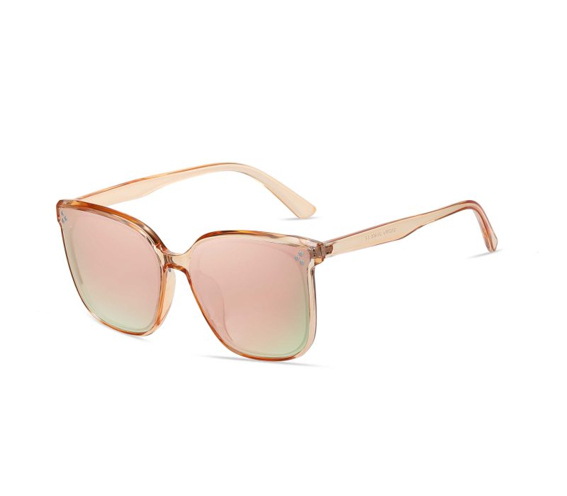 G107RV - Women's Squared Cat-Eye Sunglasses w/ Infinity Lens - Image 9