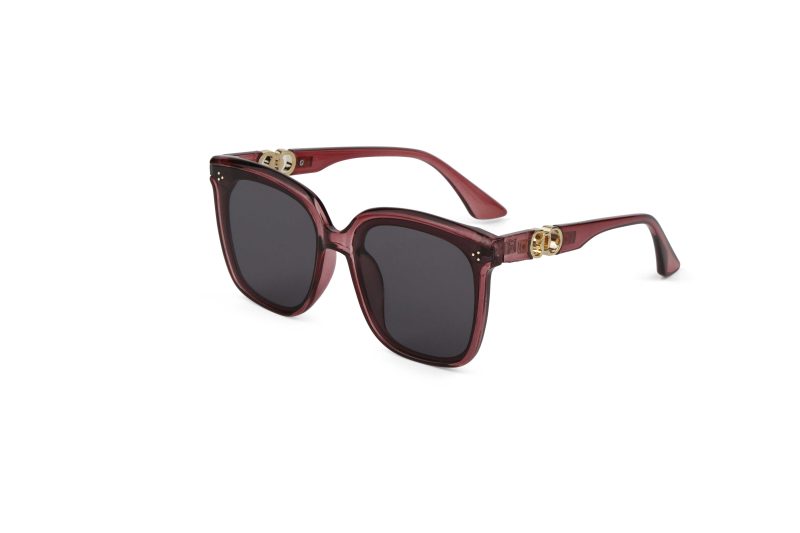 G118SD - Women's Squared Cat-Eye Sunglasses w/ Infinity Lens - Image 5