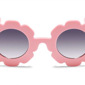 K018GR - Kids Flower Sunglasses for Girls - Image 2
