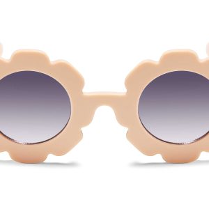 K018GR - Kids Flower Sunglasses for Girls - Image 6