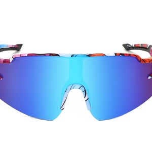 K030TRV - Kids Comic Sport Shield Sunglasses for Boys & Girls - Image 4