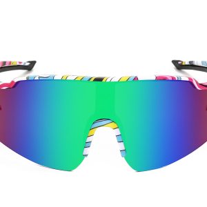 K030TRV - Kids Comic Sport Shield Sunglasses for Boys & Girls - Image 6