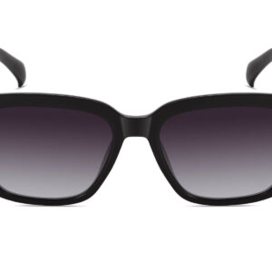 G126GR - Women's Rectangular Silhouette Sunglasses - Image 4