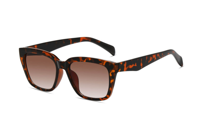 G126GR - Women's Rectangular Silhouette Sunglasses - Image 7