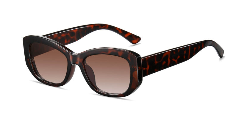 G128GR - Women's Rectangular Sunglasses - Image 7