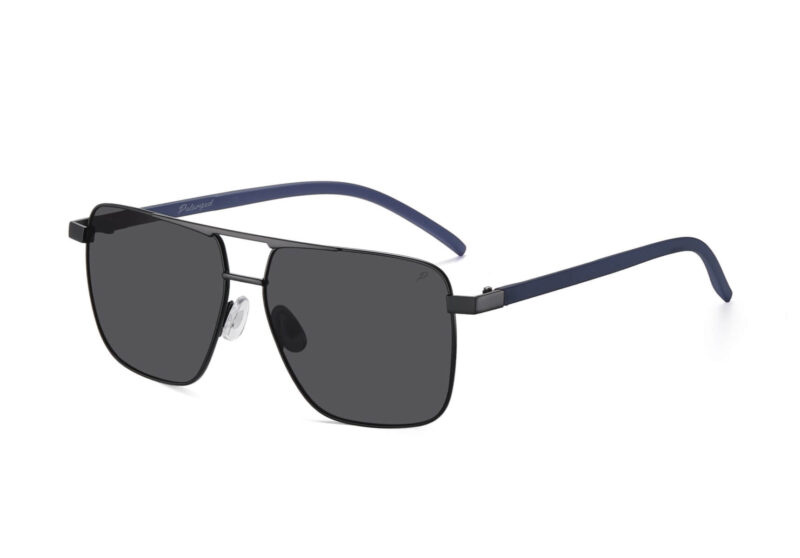 P500P - Square Aviator Polarized Sunglasses - Image 5