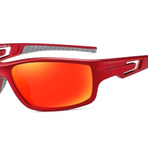 C429RV - Color Mirrored Sport Sunglasses