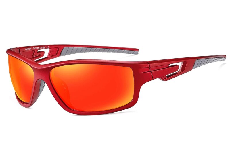 C429RV - Color Mirrored Sport Sunglasses