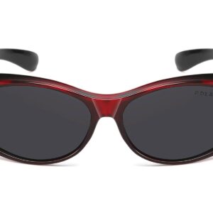 C466RP - Polarized Cover Overs Sunglasses w/ Rhinestone - Image 2