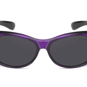 C466RP - Polarized Cover Overs Sunglasses w/ Rhinestone - Image 6