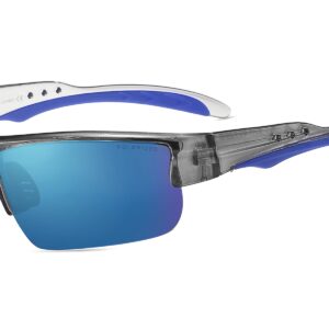 C477PRV - Polarized Color Mirrored Sport Sunglasses