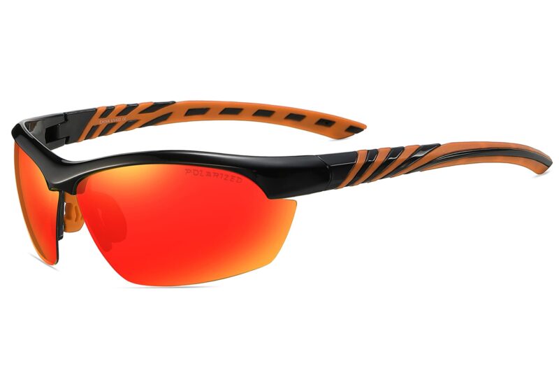 C497PRV - Polarized Color Mirrored Sport Sunglasses