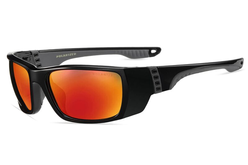 C509PRV - Polarized Color Mirrored Sport Sunglasses