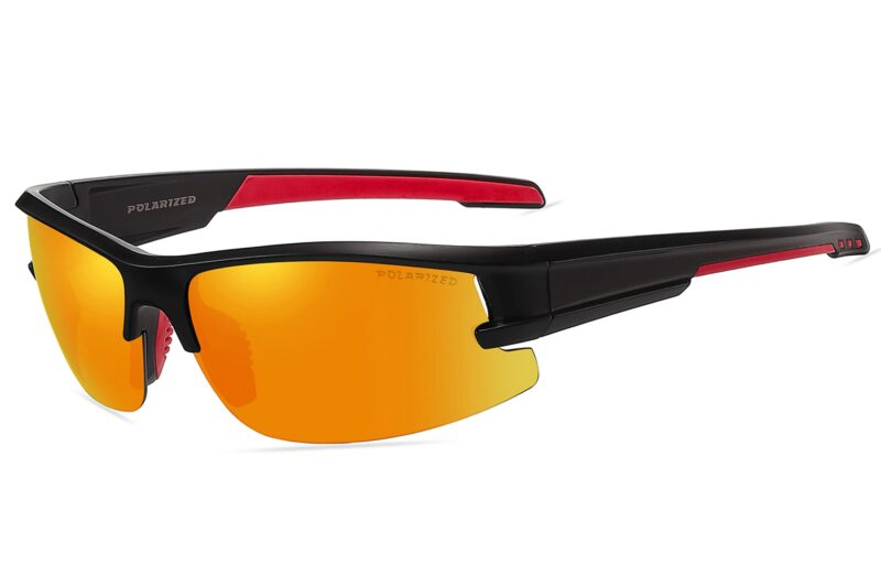C518PRV - Polarized Color Mirrored Sport Sunglasses