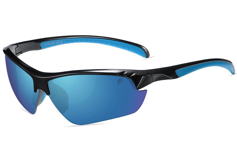 C529PRV - Polarized Color Mirrored Sport Sunglasses