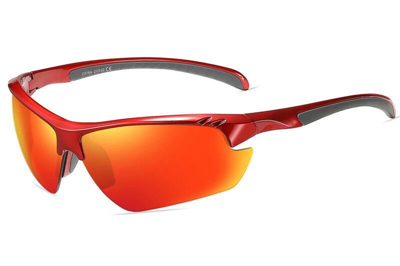 C529RV - Color Mirrored Sport Sunglasses