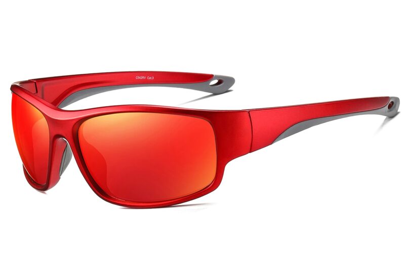 C542RV - Color Mirrored Sport Sunglasses