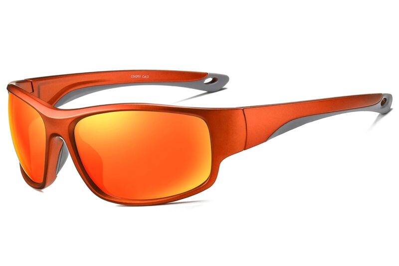 C542RV - Color Mirrored Sport Sunglasses - Image 9