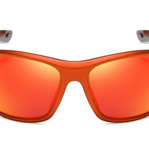 C542RV - Color Mirrored Sport Sunglasses - Image 10