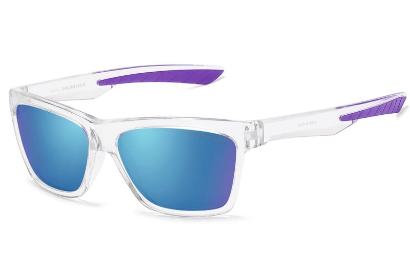C543PRV - Polarized Color Mirrored Sport Sunglasses