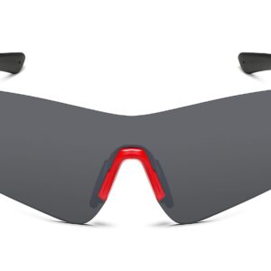 C546RVX - Rimless Sport Shield Sunglasses - Image 10