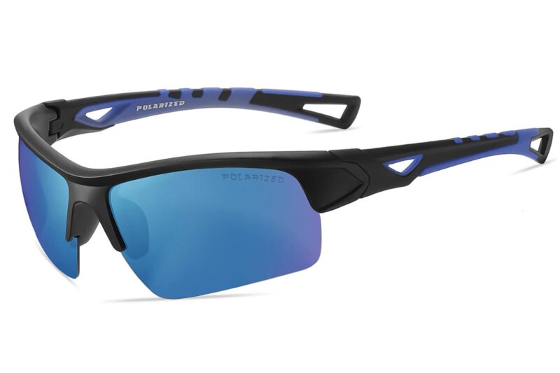 C554PRV - Polarized Color Mirrored Sport Sunglasses