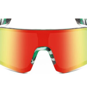 C556CARV - Sport Shield Sunglasses w/Premium Lens - Image 2