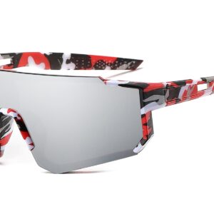 C556CARV - Sport Shield Sunglasses w/Premium Lens - Image 7