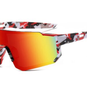 C556CARV - Sport Shield Sunglasses w/Premium Lens - Image 9