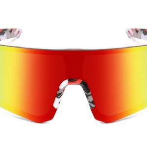 C556CARV - Sport Shield Sunglasses w/Premium Lens - Image 10