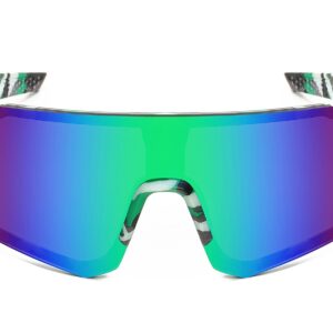 C556CARV - Sport Shield Sunglasses w/Premium Lens - Image 12