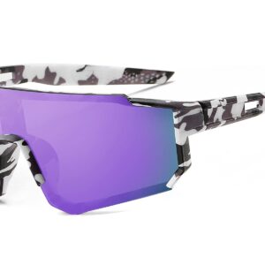 C556CARV - Sport Shield Sunglasses w/Premium Lens - Image 15