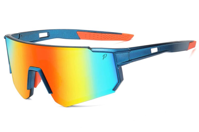 C556PRV - Polarized Sport Shield Sunglasses w/ Premium Lens