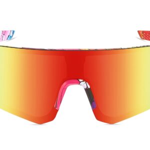 C556TRV - Sport Shield Sunglasses w/Premium Lens - Image 2