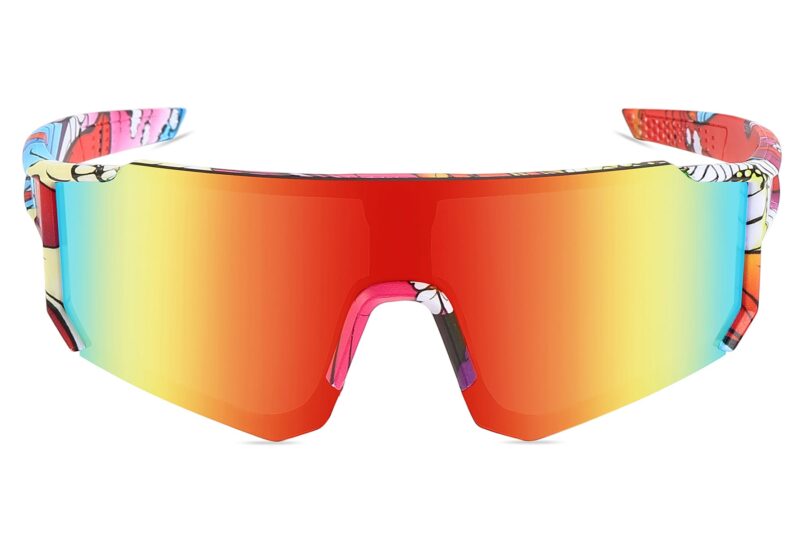 C556TRV - Sport Shield Sunglasses w/Premium Lens - Image 2