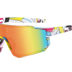 C556TRV - Sport Shield Sunglasses w/Premium Lens - Image 3