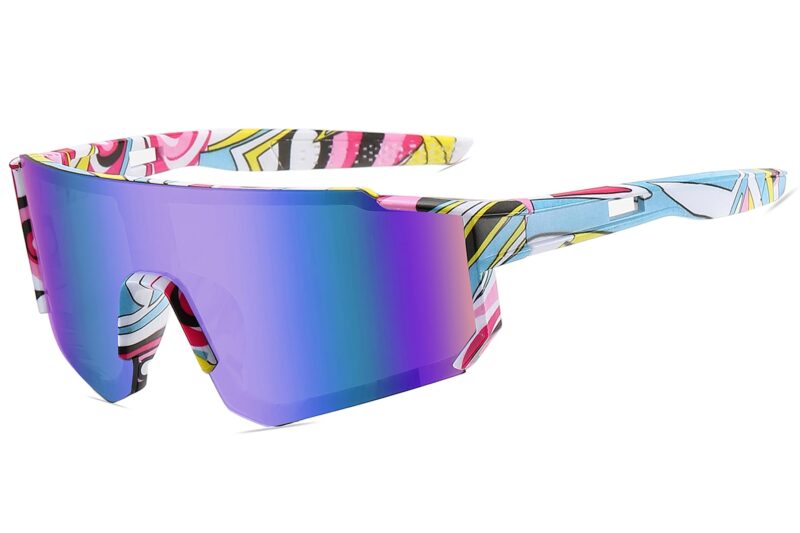 C556TRV - Sport Shield Sunglasses w/Premium Lens - Image 5