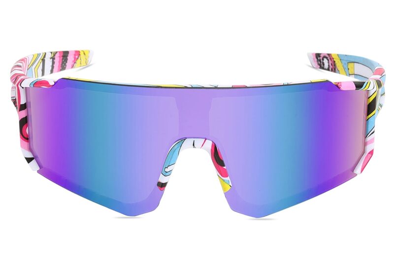 C556TRV - Sport Shield Sunglasses w/Premium Lens - Image 6