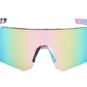 C556TRV - Sport Shield Sunglasses w/Premium Lens - Image 8
