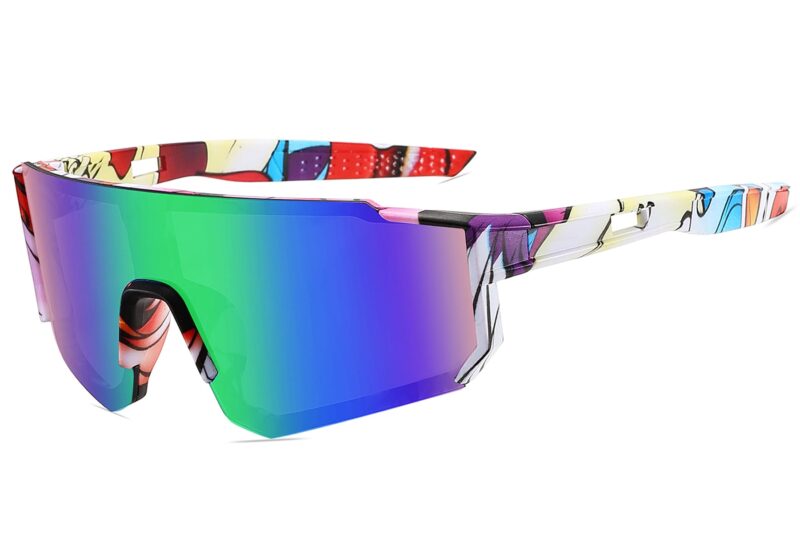 C556TRV - Sport Shield Sunglasses w/Premium Lens - Image 9
