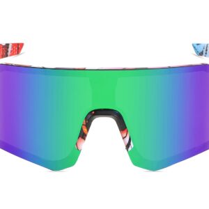 C556TRV - Sport Shield Sunglasses w/Premium Lens - Image 10