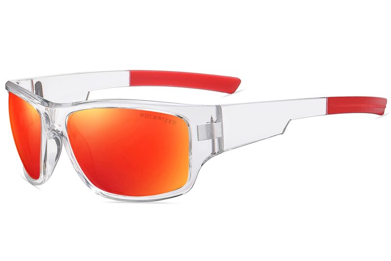 C558PRV - Polarized Color Mirrored Sport Sunglasses