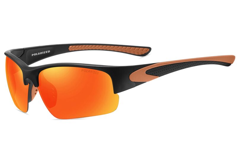 C559PRV - Polarized Color Mirrored Sport Sunglasses