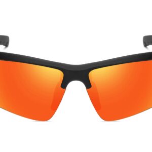 C562RV - Color Mirrored Sport Sunglasses - Image 2