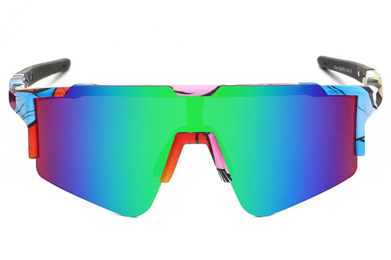 C564TRVX- Sport Shield Sunglasses w/ Premium Lens - Image 4