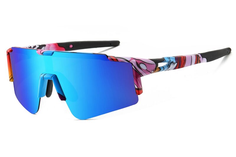 C564TRVX- Sport Shield Sunglasses w/ Premium Lens - Image 7